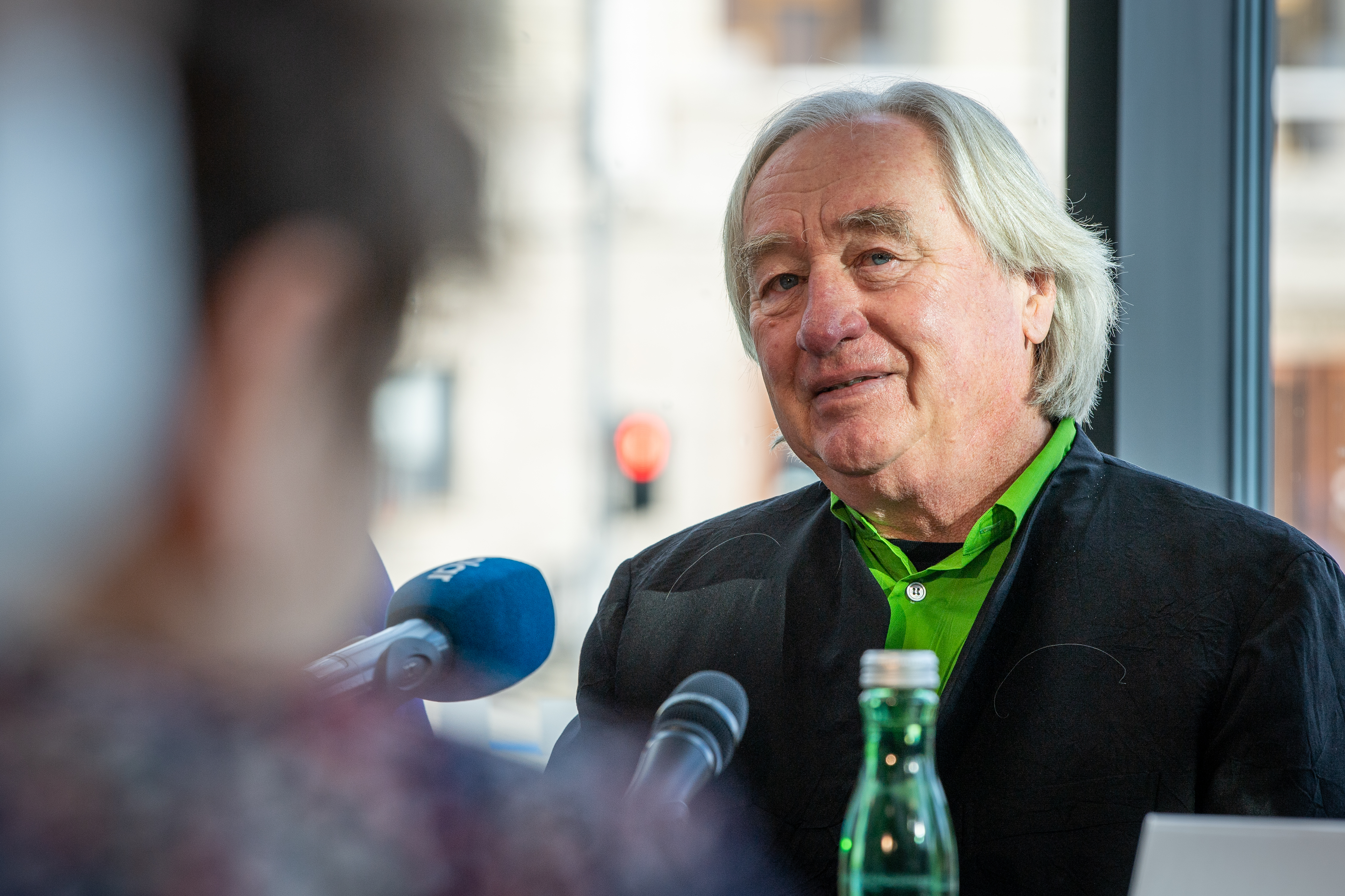 Steven Holl during his visit of Ostrava (October, 2021). Photograph: Lukáš Kaboň